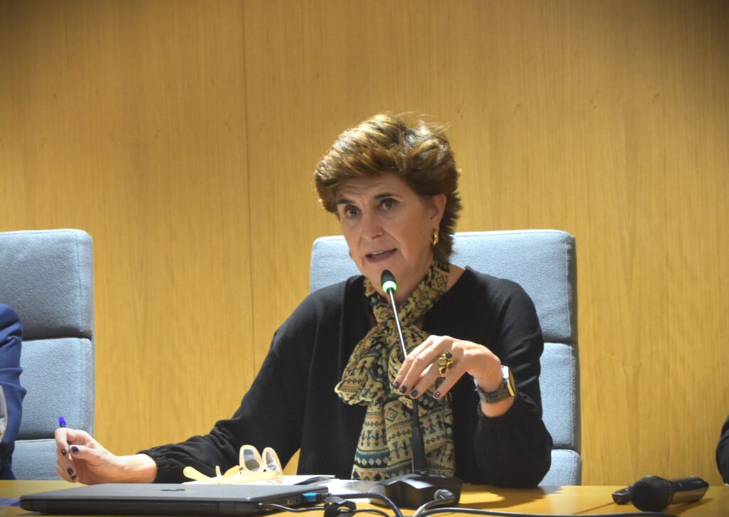 1 DSC 0677 &bull; El Colegio CEU San Pablo Sevilla recibe a María San Gil en el ciclo de conferencias sobre el terrorismo de ETA