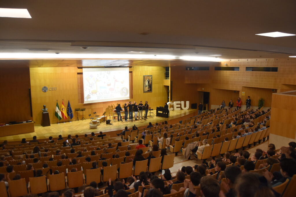 Concierto de Santa Cecilia en el salón de actos de CEU Andalucía.