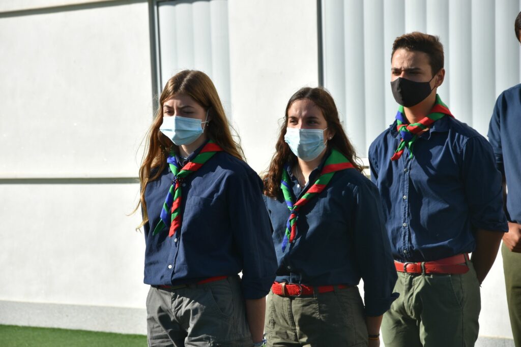 1 DSC 6418 &bull; Visita del Comandante Naval de Sevilla, Javier Albert Pérez, al Colegio CEU San Pablo Sevilla para conocer el grupo Scout del Mar del centro
