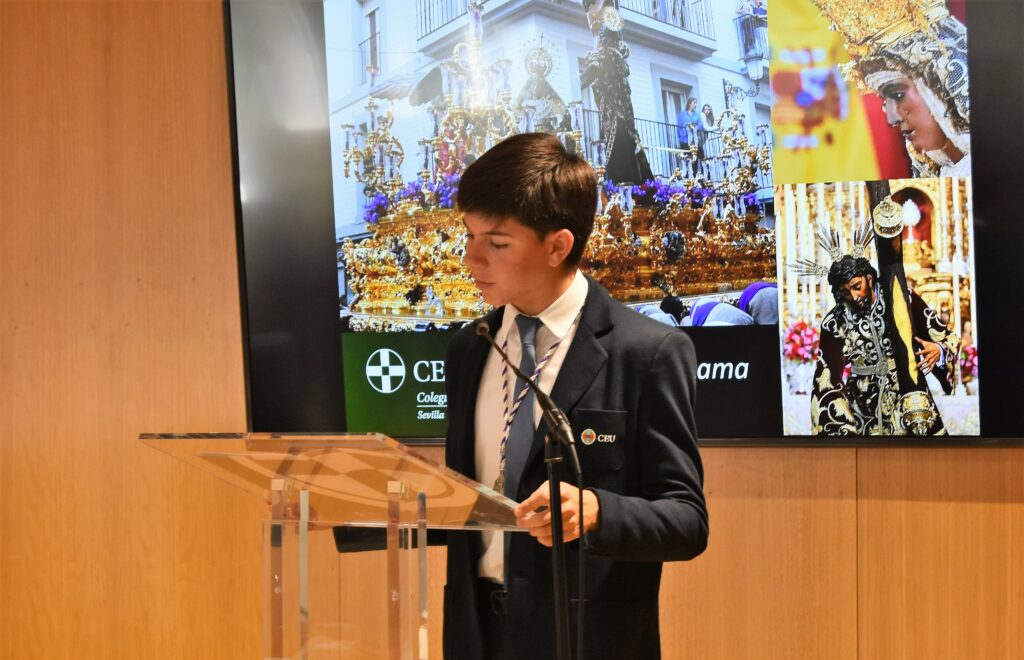 1 DSC 6727 &bull; Celebración del Pregón de la Semana Santa 2023 en el Colegio CEU San Pablo Sevilla