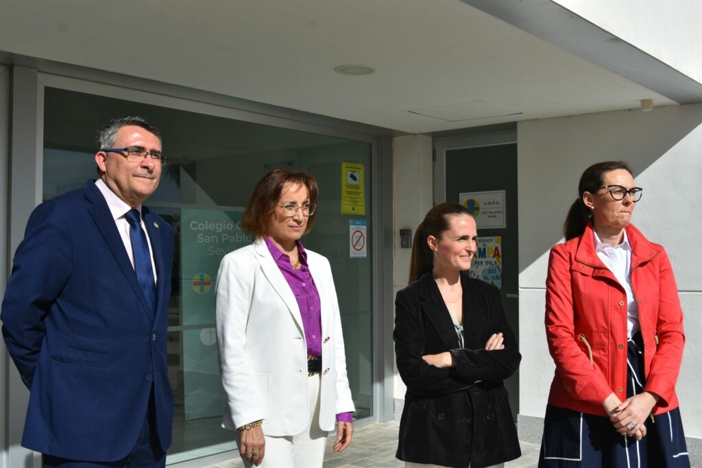 1 DSC 7086 &bull; Celebración de la tradicional procesión del Viernes de Dolores en el Colegio CEU San Pablo Sevilla