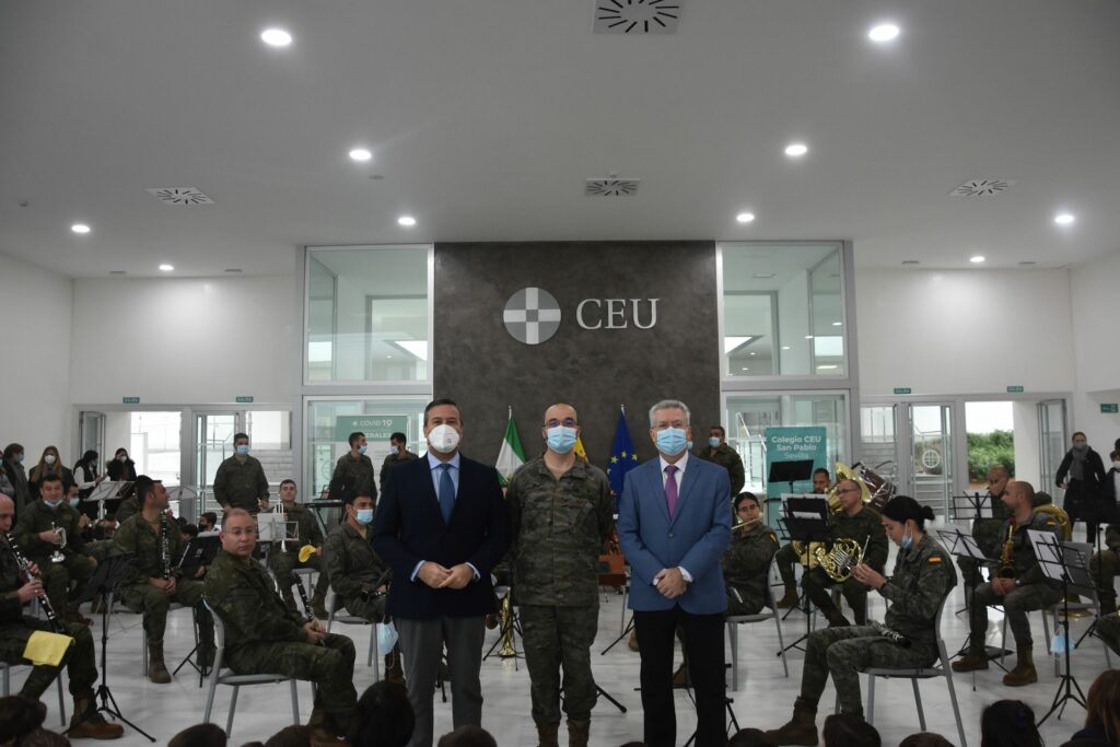 1 DSC 9332 &bull; Concierto de Cuaresma en el del Colegio de CEU San Pablo Sevilla, a cargo de la Banda de Capitanía
