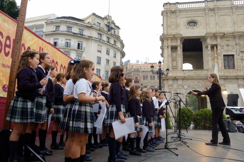 1 Escolania Colegio CEU Sevilla Muestra Misericordia 9 &bull; Música, arte y cultura, muy presentes en la formación que ofrece el Colegio CEU San Pablo Sevilla a sus alumnos
