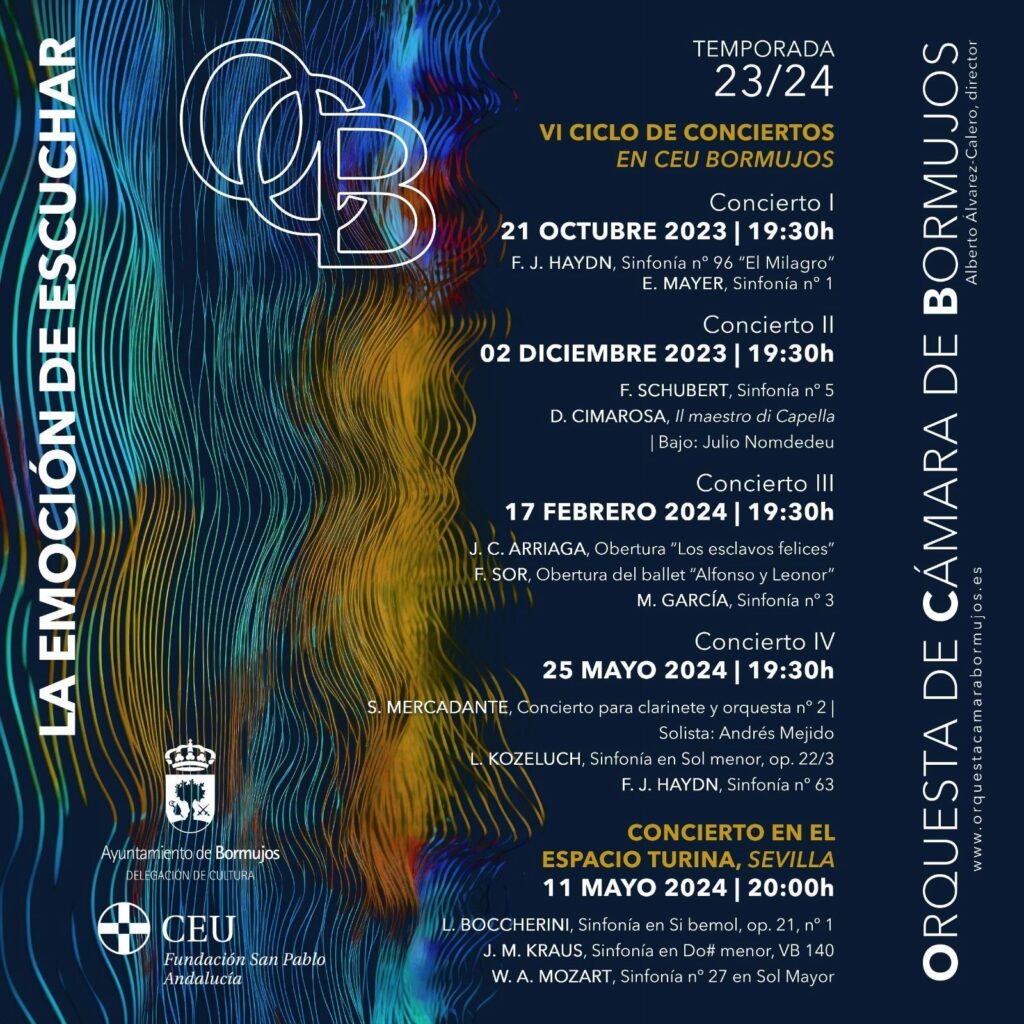 1 OCB temporada &bull; Nuevo concierto de la Orquesta de Cámara de Bormujos en CEU Andalucía