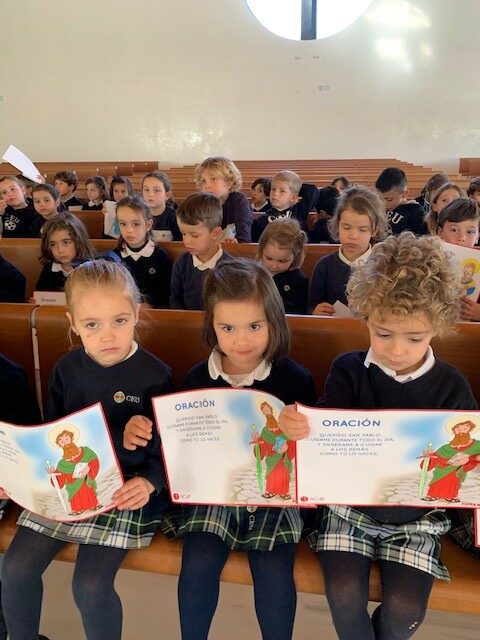 1 capilla2 rotated &bull; El Colegio CEU San Pablo Sevilla celebró la Semana de San Pablo con actividades adaptadas a cada etapa