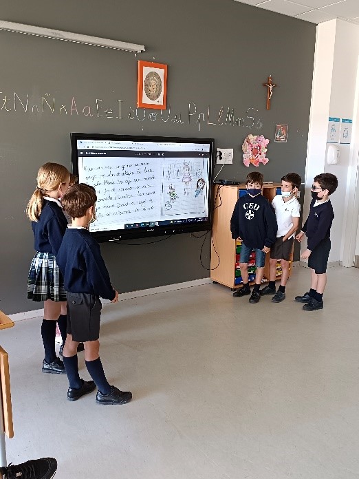 1 lector 3 &bull; Alumnos de Infantil y Primaria del Colegio CEU San Pablo Sevilla participan en el programa ‘Apadrinamiento Lector’