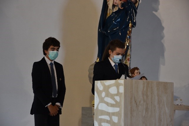 1 misa cole 11 &bull; Primera Eucaristía del curso para los alumnos de Secundaria y Bachillerato