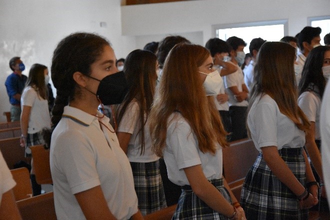 1 misa cole 6 1 &bull; Primera Eucaristía del curso para los alumnos de Secundaria y Bachillerato