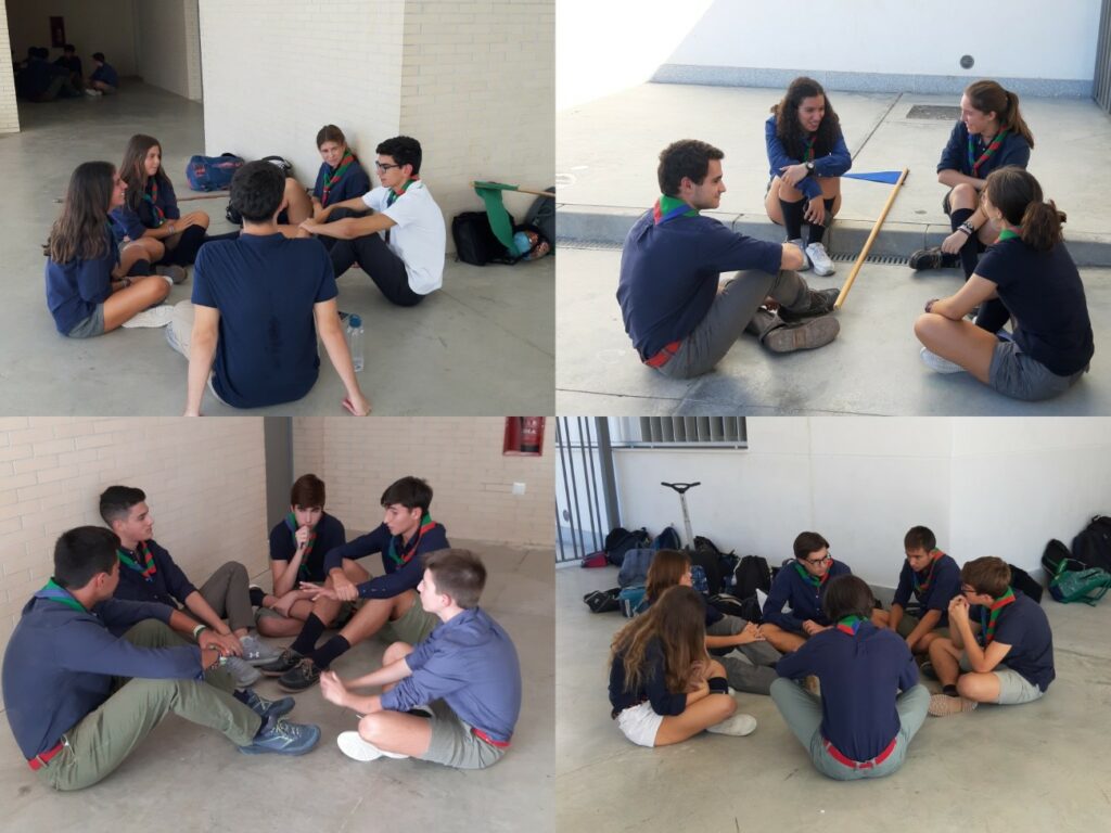 1 scouts 1 &bull; Primera reunión del curso 22/23 del Grupo Scouts del Mar del Colegio CEU San Pablo Sevilla