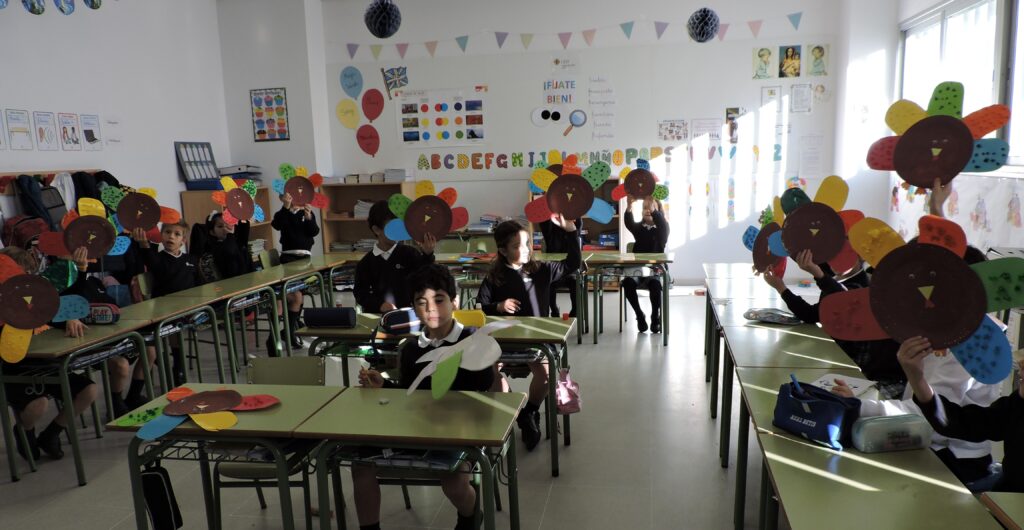Los alumnos del Colegio CEU San Pablo Sevilla aprendieron sobre los orígenes de la celebración de Thanksgiving en clase