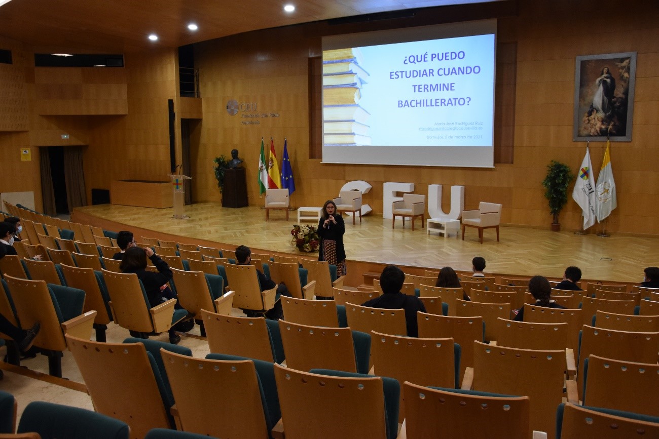 charla orientacion 1 &bull; 'Qué puedo estudiar cuando termine Bachillerato'