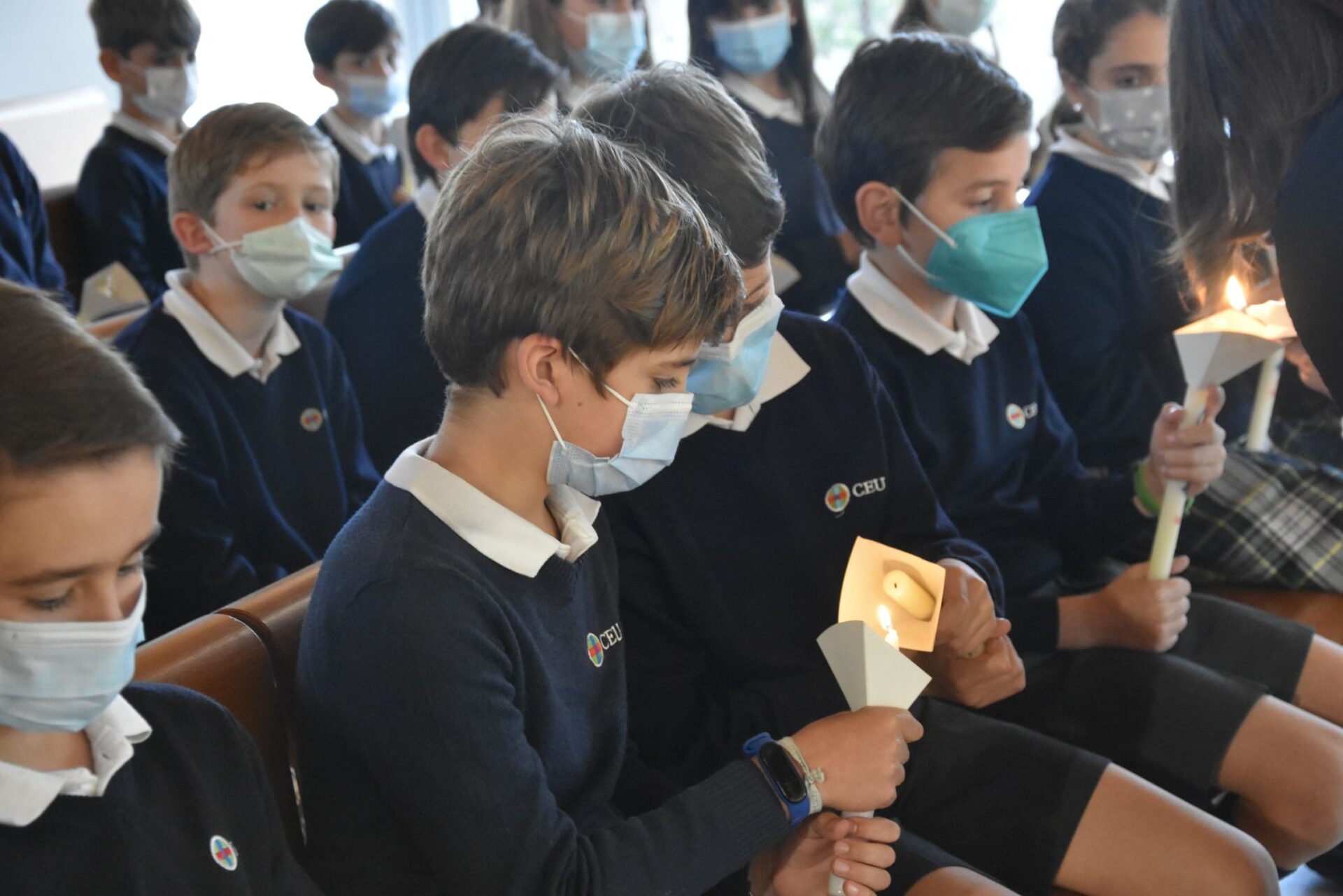 DSC 0016 &bull; Ceremonia de renovación de la Promesas del Bautismo en el Colegio CEU San Pablo sevilla