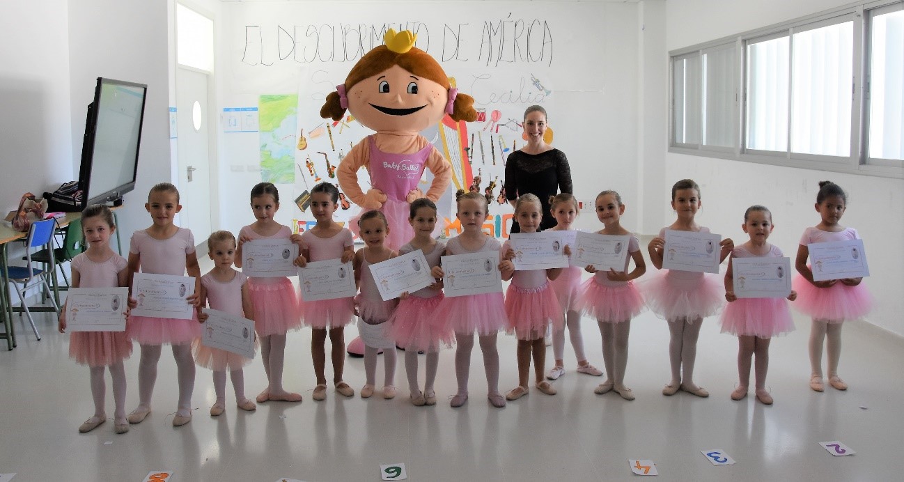 ballet1 &bull; Actuación de fin de curso de Baby Ballet en el Colegio CEU San Pablo Sevilla