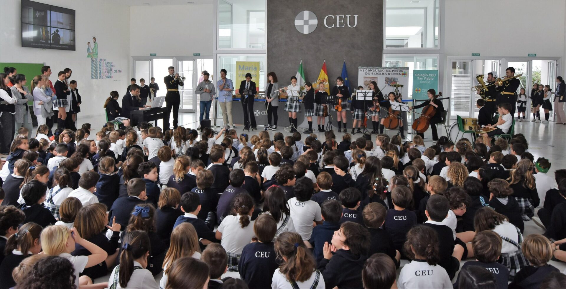 DSC 5787 portada scaled &bull; Música de Semana Santa en el Colegio CEU San Pablo Sevilla