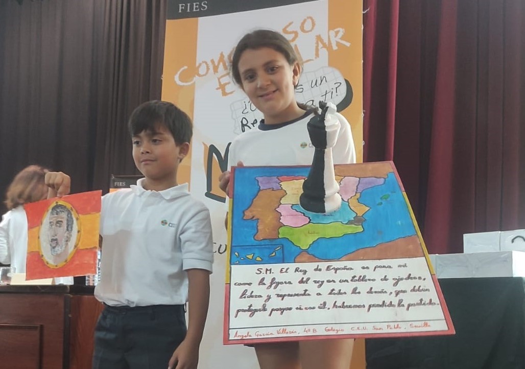 WhatsApp Image 2023 05 31 at 12.23.57 3 &bull; Dos alumnos del Colegio CEU San Pablo Sevilla, finalistas del concurso ‘¿Qué es un rey para ti?’