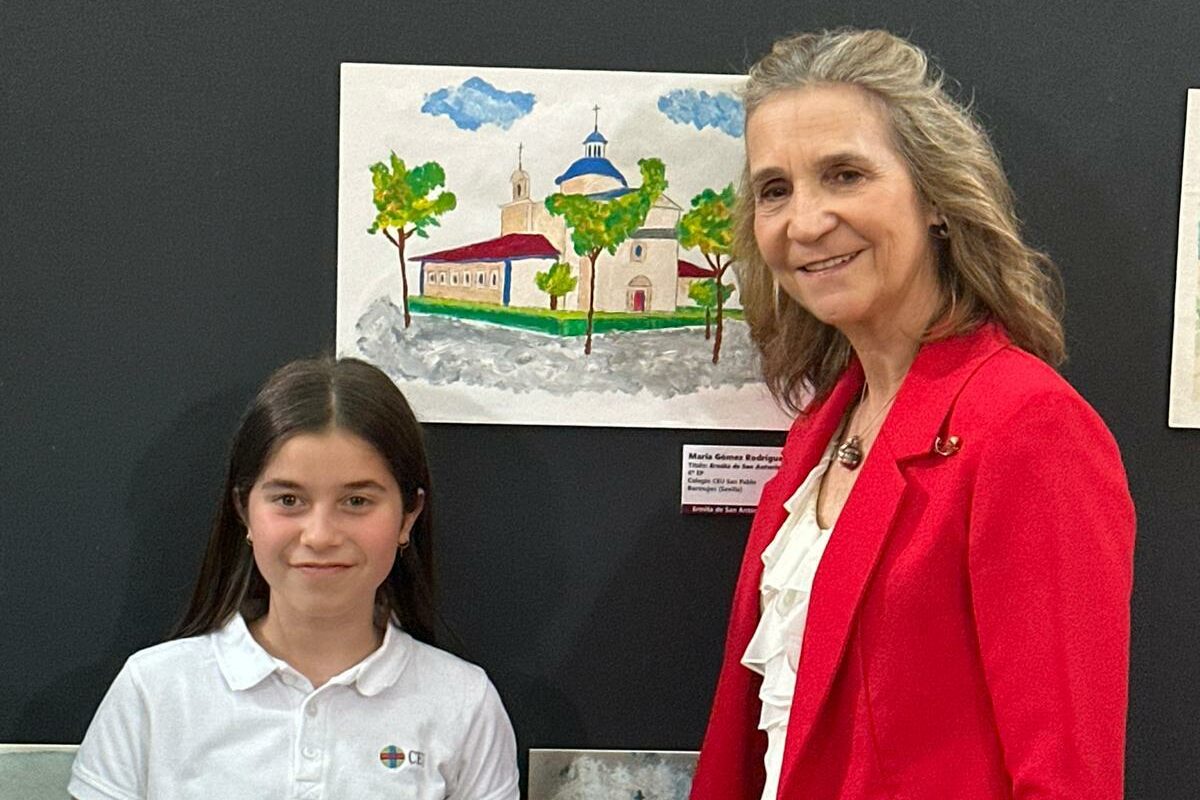 WhatsApp Image 2023 06 06 at 21.01.27 e1687177260578 &bull; La alumna María Gómez Rodríguez, finalista en el XXXII Concurso de Pintura Infantil y Juvenil de Patrimonio Nacional para centros escolares