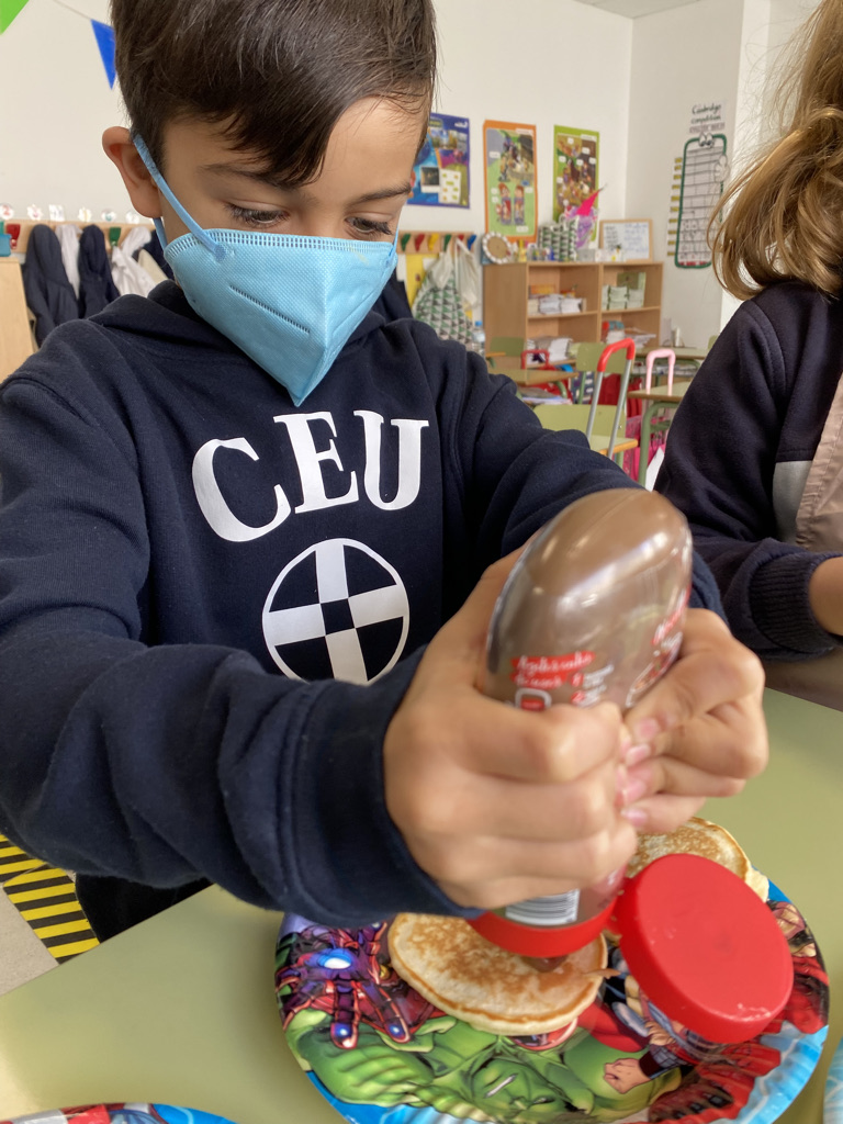9A7948C4 F457 40DA 98CE DFBBF8F35557 1 105 c &bull; El Colegio CEU San Pablo Sevilla celebra el ‘Pancake Day’ con los alumnos de 1º de Educación Primaria