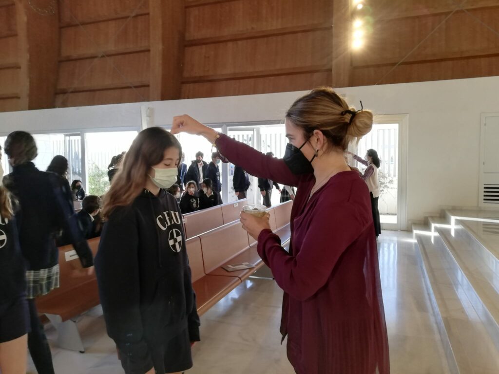 miercoles ceniza colegio 2 &bull; Celebración del Miércoles de Ceniza en CEU Andalucía