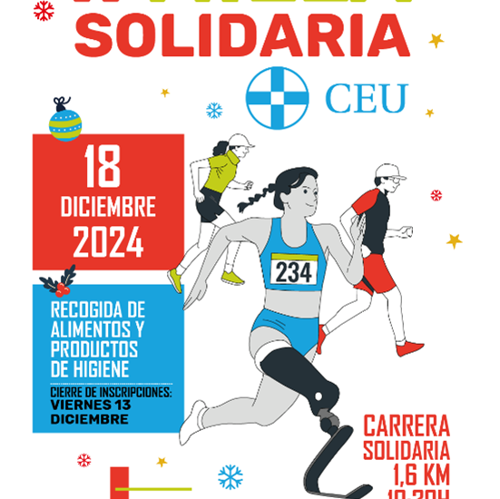milla solidaria cartel &bull; Nueva edición de la Milla Solidaria CEU en Andalucía